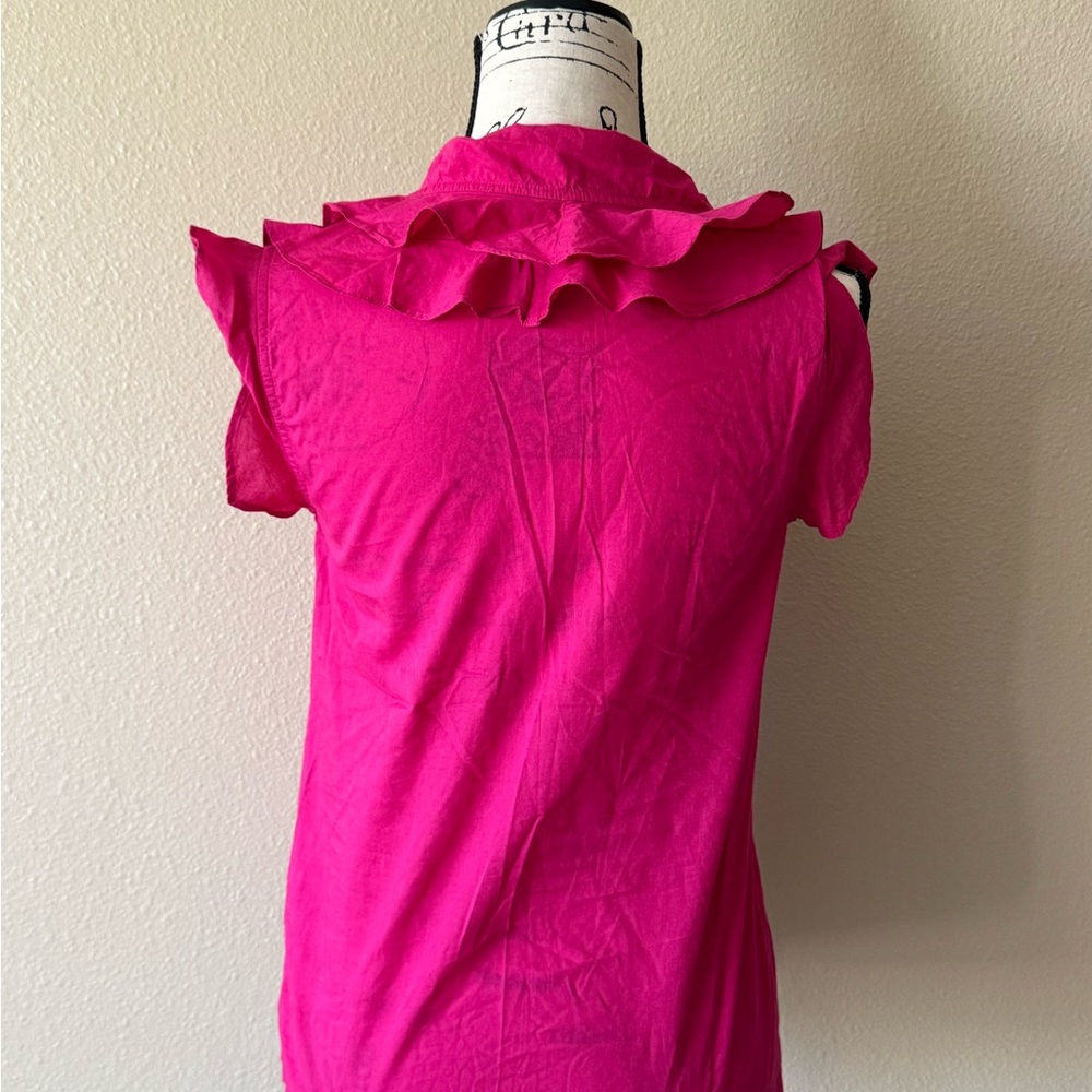 Women's Pink Ruffle Top - Picture 3 of 6